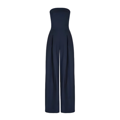 Aleia Strapless Wide-Leg Jumpsuit